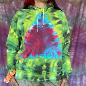 Electric Inspired Tie Dye Sweatshirt